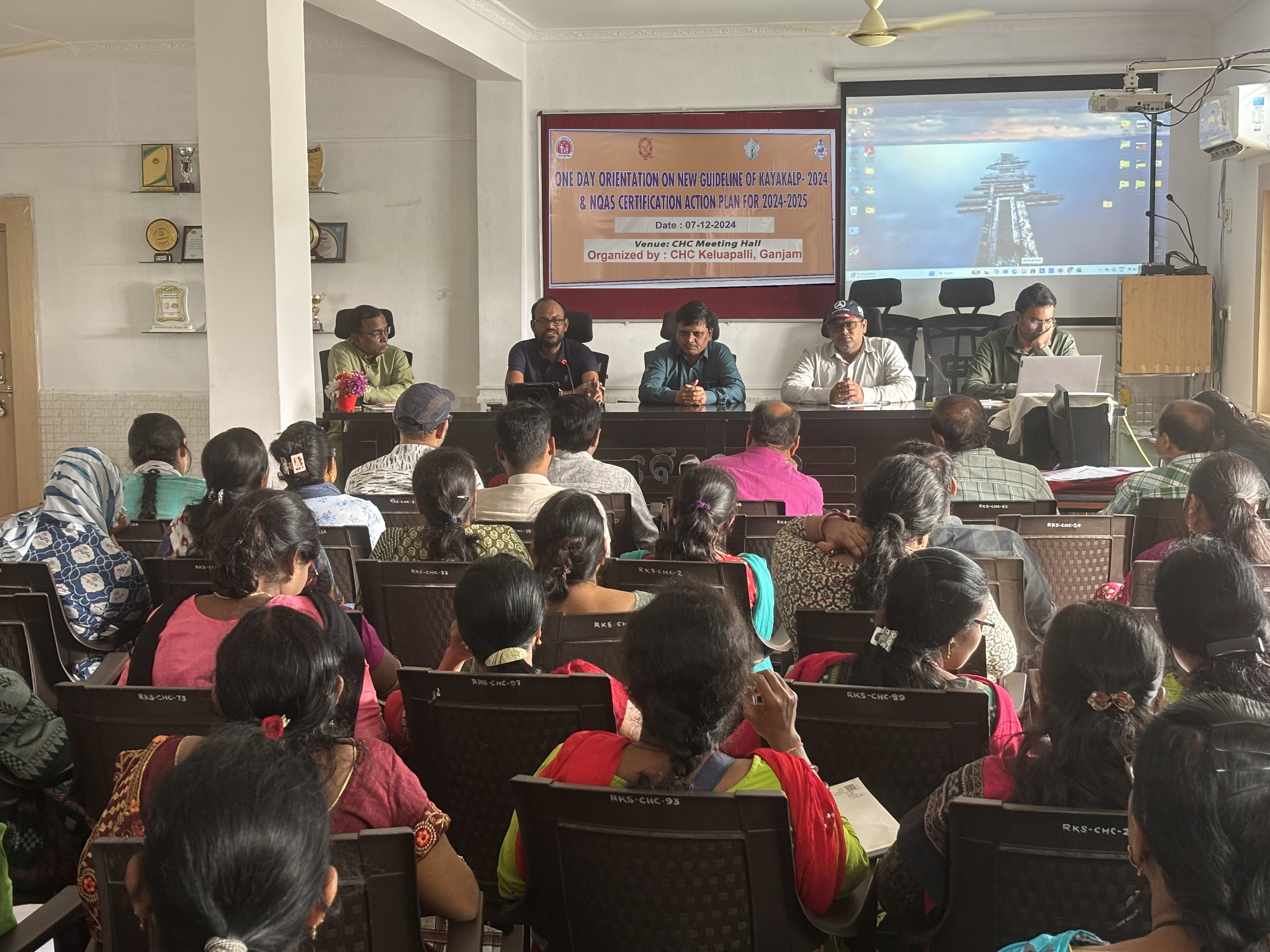 ORIENTATION ON KAYAKALP NEW GUIDELINE BMWM NQAS PREPARATION ACTION PLAN WORKPLACE MANAGEMENT 